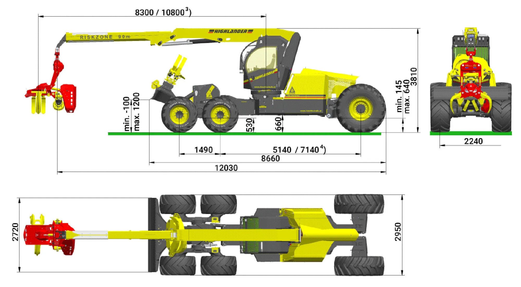 Konrad HL20-2 dimensions
