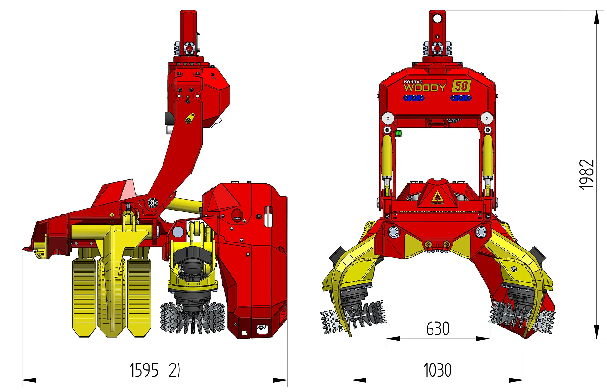Konrad Woody WH50-1 Harvester Head