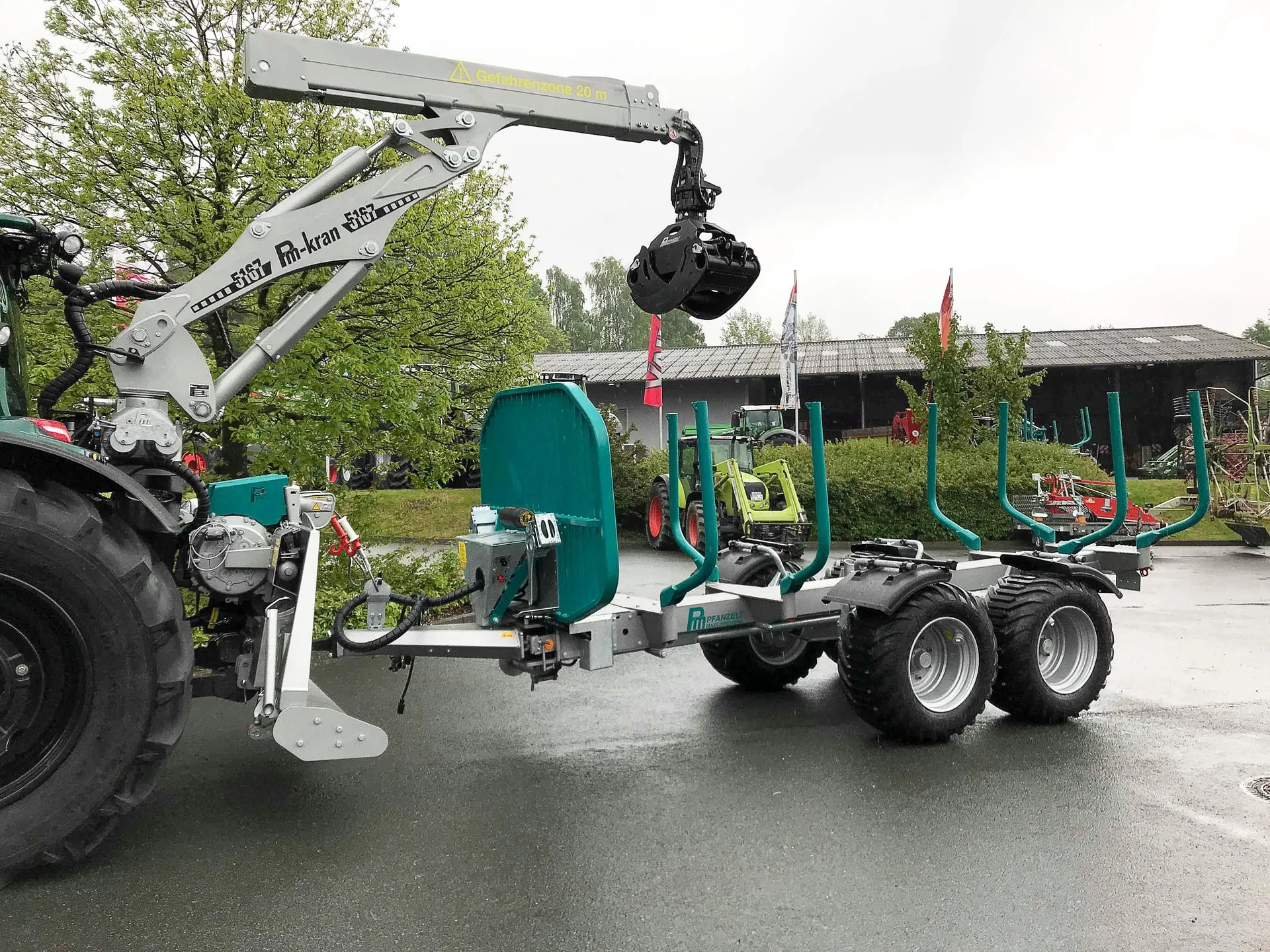 Pfanzelt Tractor-Mounted Forestry Cranes