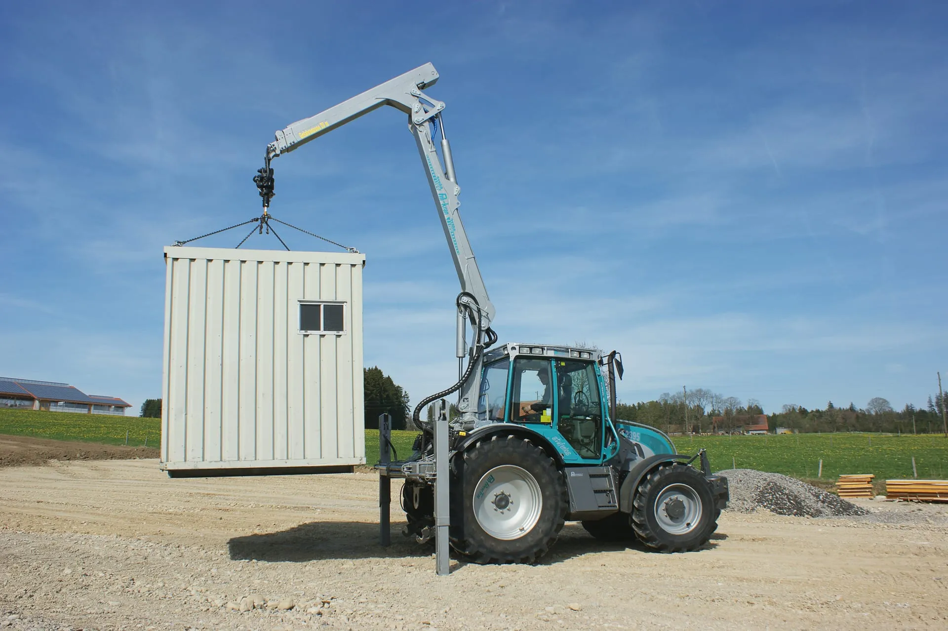 Pfanzelt Loading Cranes, Upright Boom Cylinder