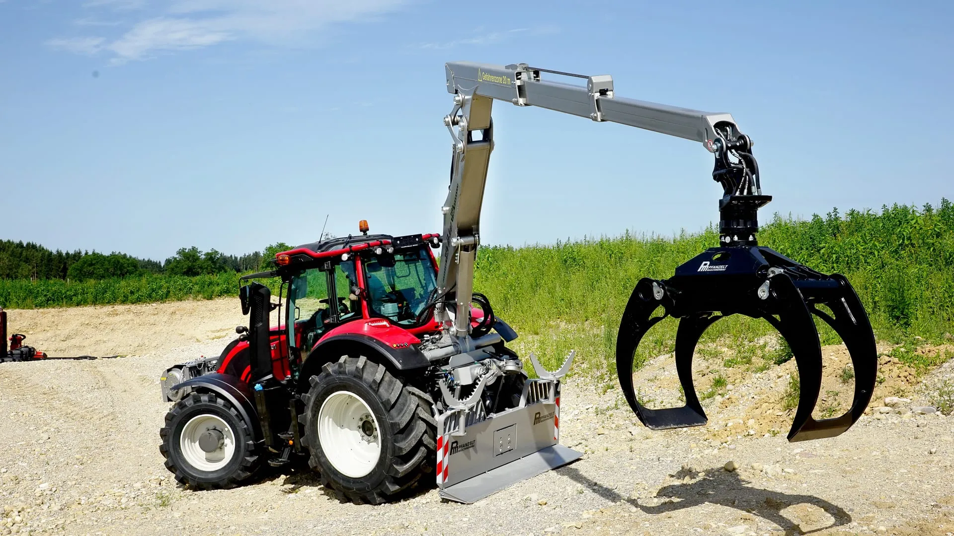 Pfanzelt Tractor-Mounted Forestry Cranes