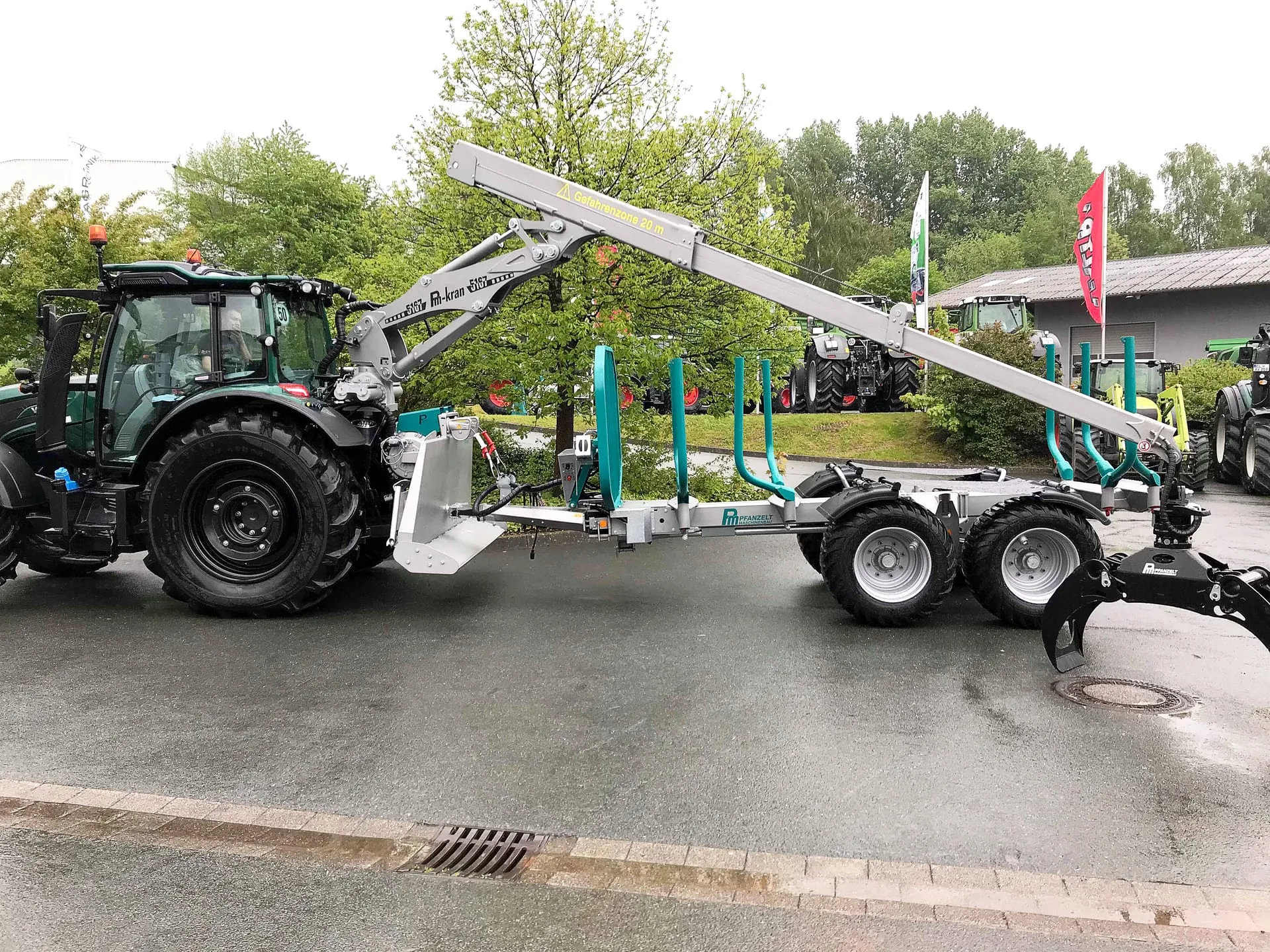 Pfanzelt Tractor-Mounted Forestry Cranes