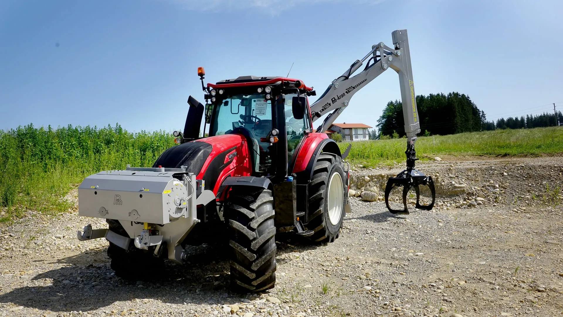 Pfanzelt Tractor-Mounted Forestry Cranes