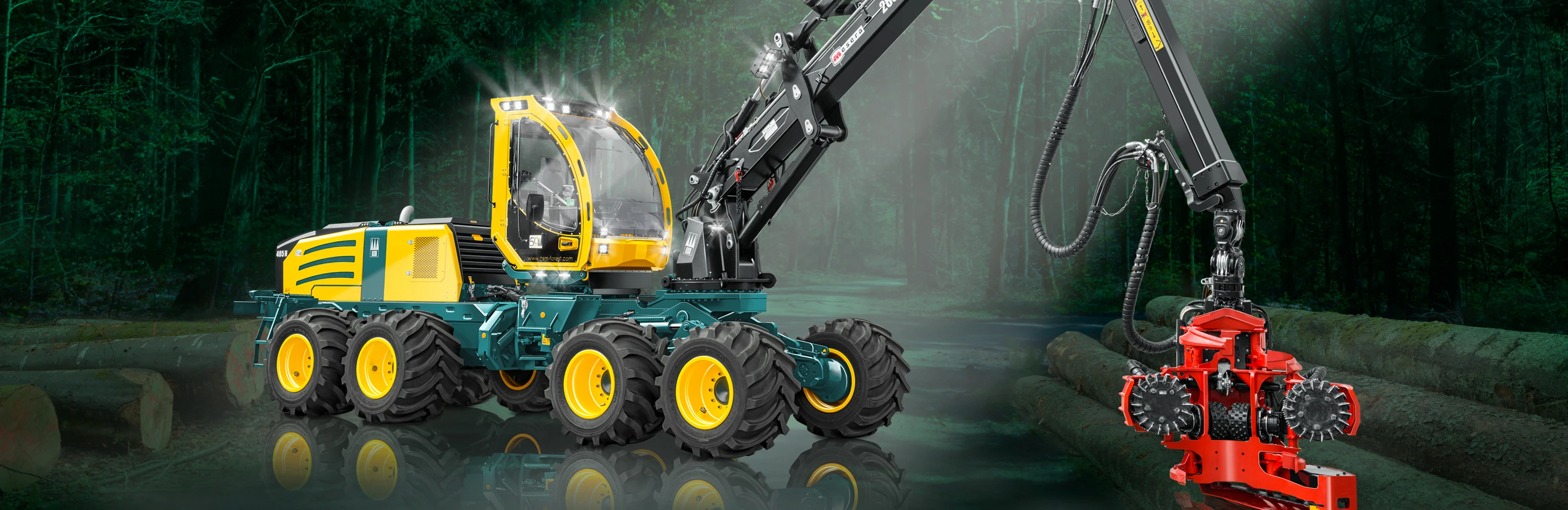 HSM 405H2 8WD Harvester