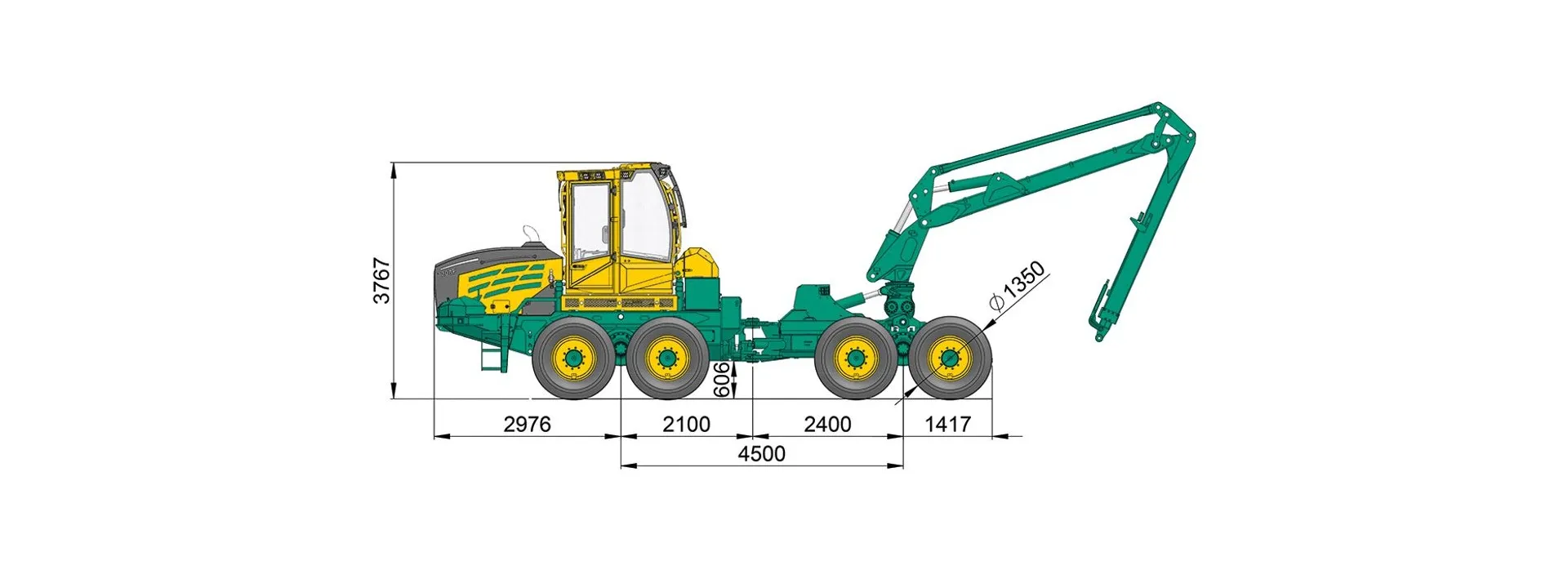 HSM 208H2 Harvester
