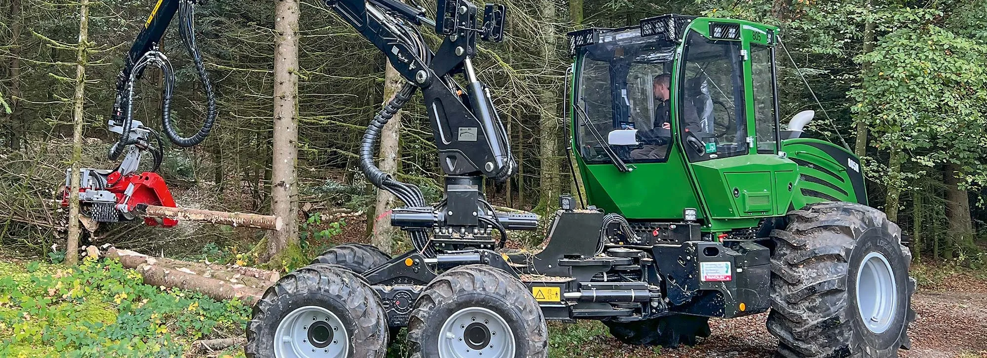 HSM 805H1 6WD Harvester